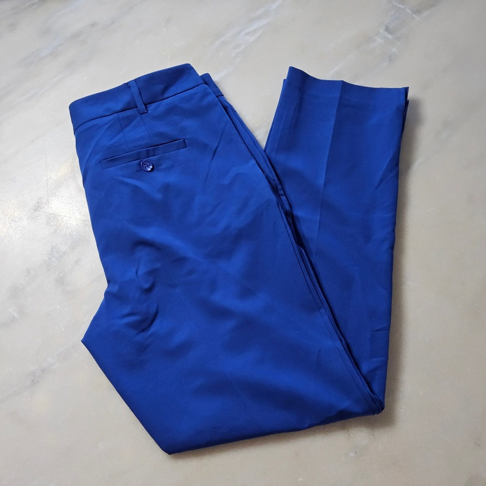 Jules &‎ Leopold Blue Dress Pants Size 10 Career Business Casual